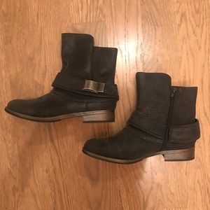 Black ankle boots